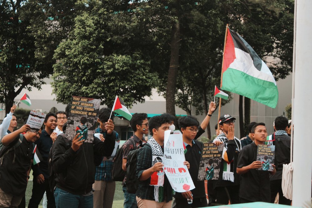 Foto LDK Fikri Membela Palestina